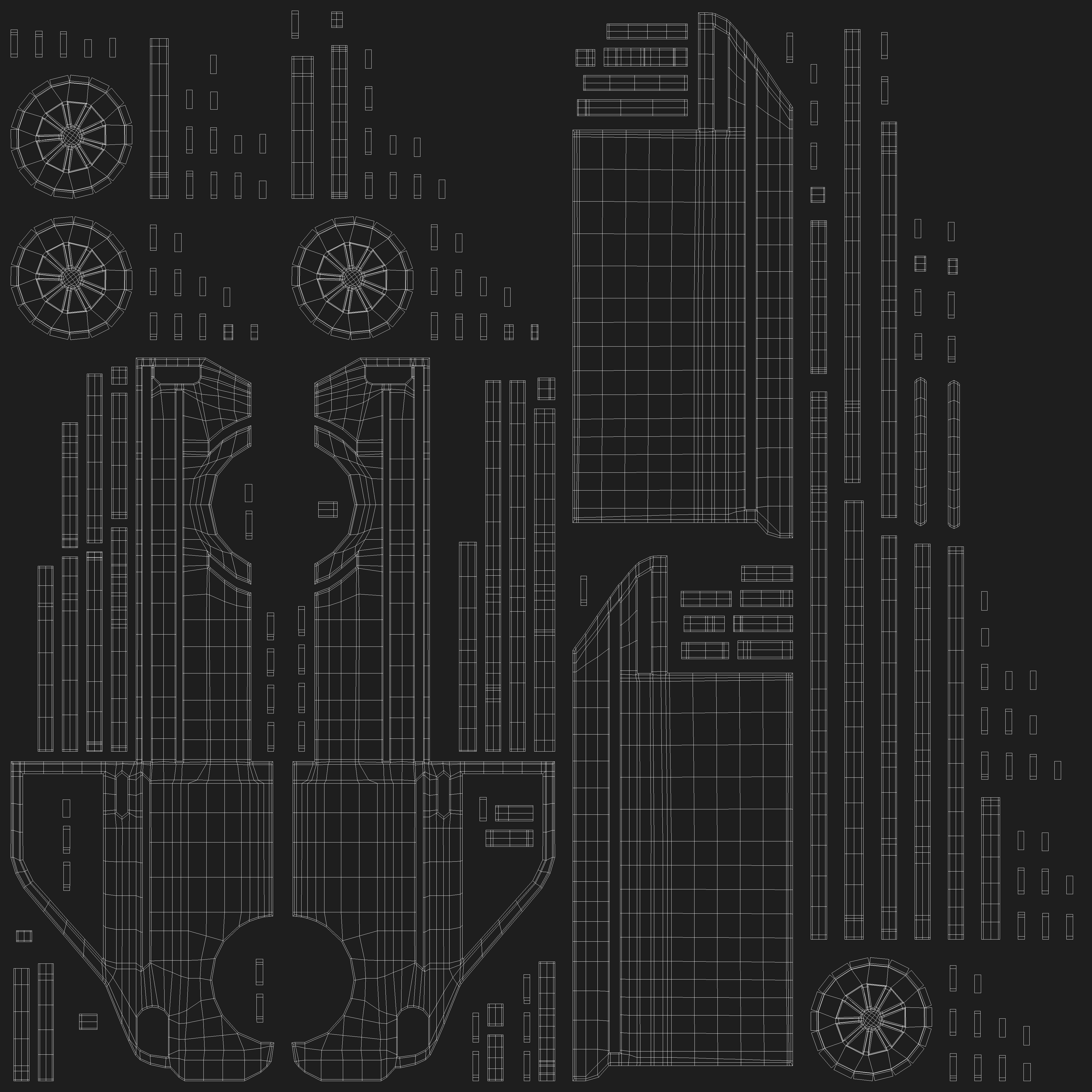 3D Mini Truck Silhouette