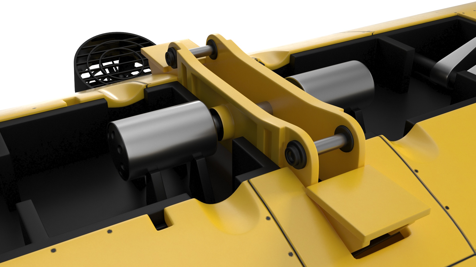 3D Rescue Submarine Yellow model