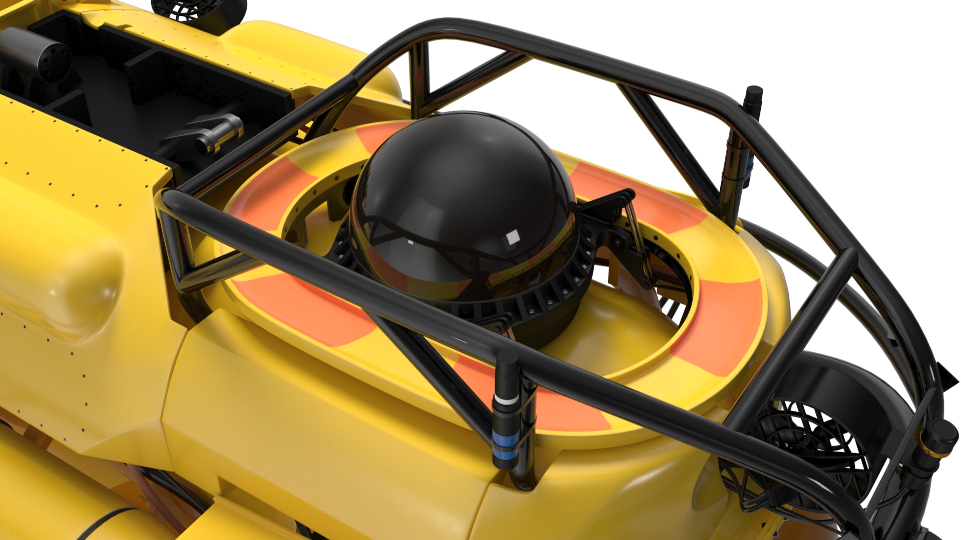 3D Rescue Submarine Yellow model