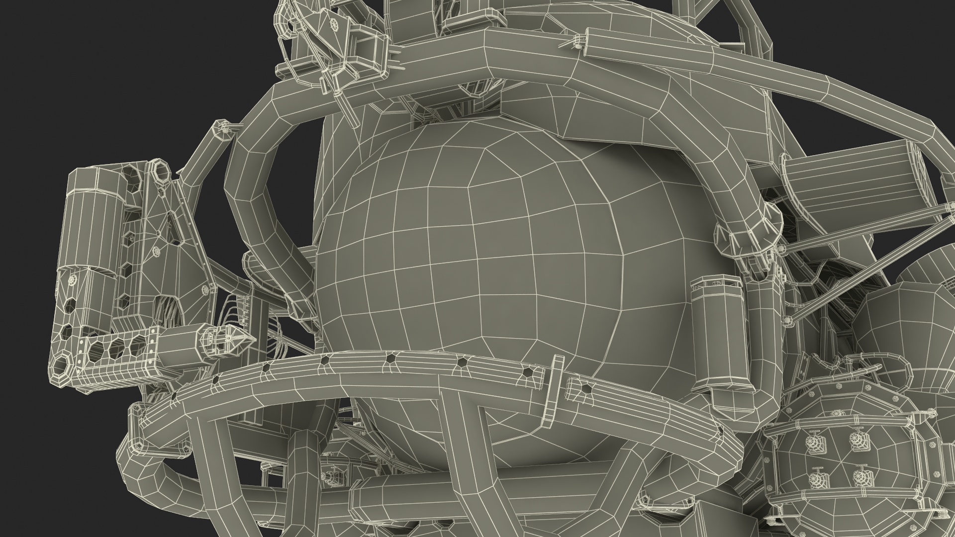 3D Rescue Submarine Yellow model