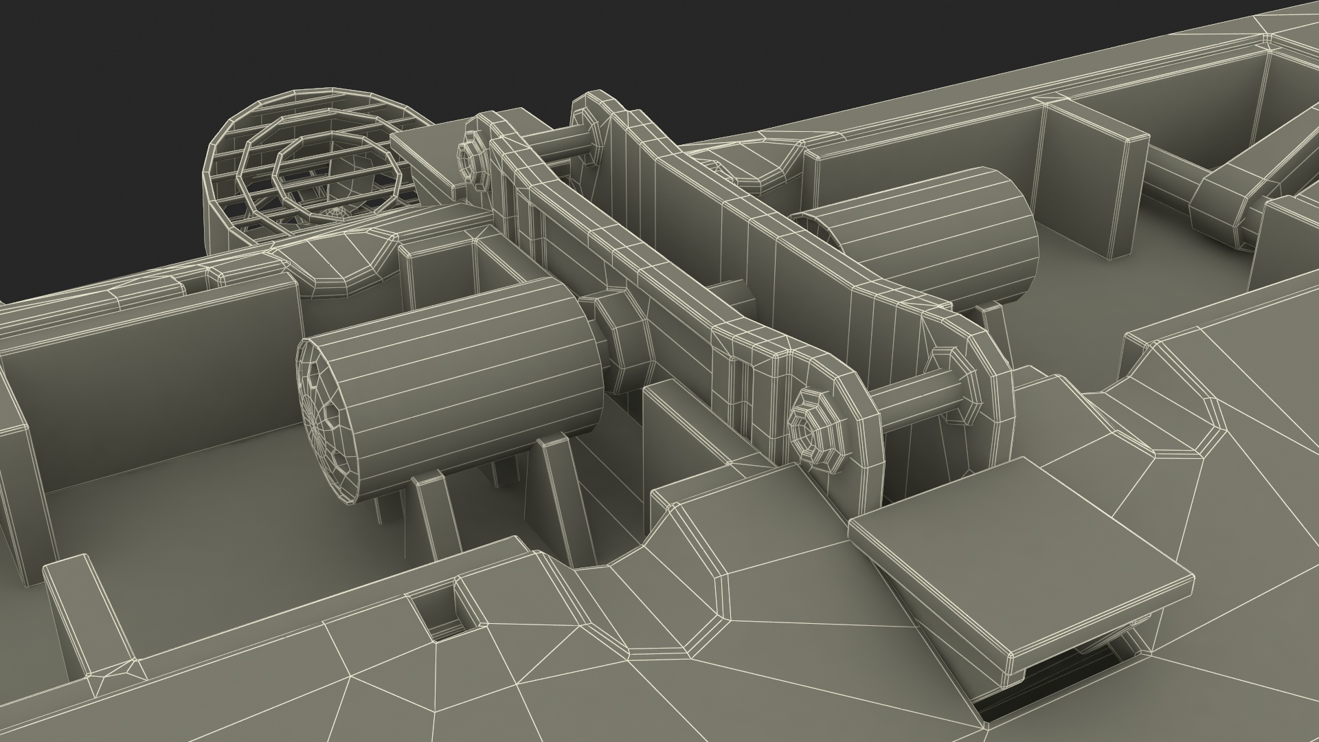 3D Rescue Submarine Yellow model