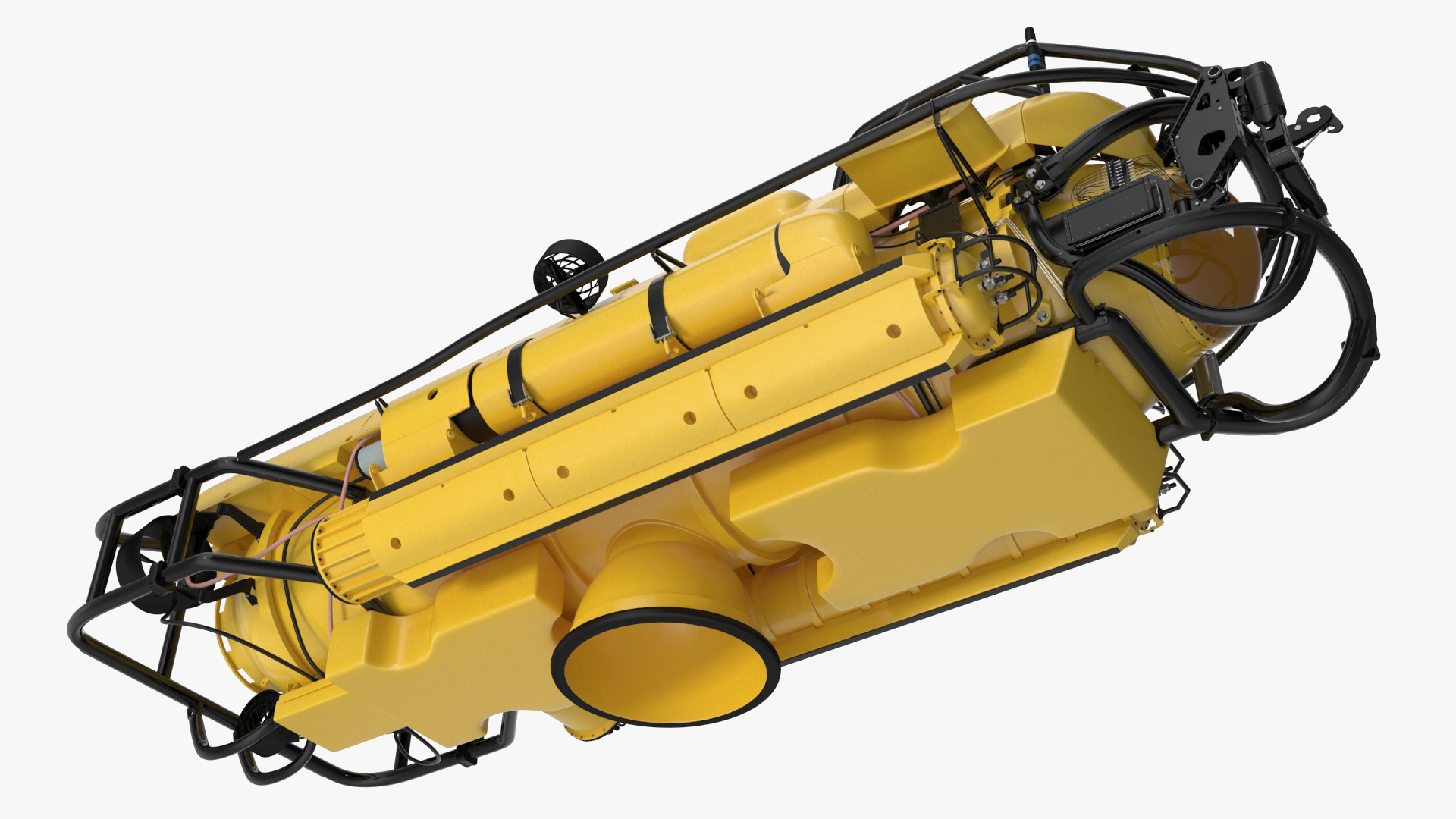 3D Rescue Submarine Yellow model