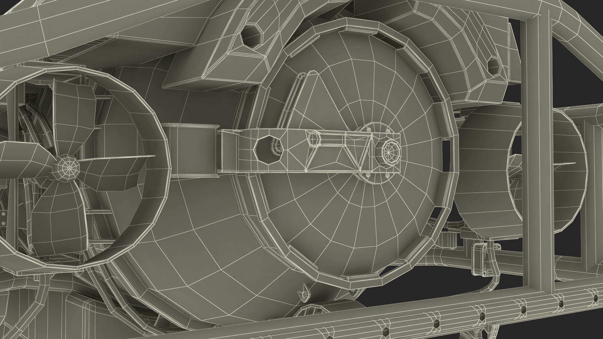 3D Rescue Submarine Yellow model