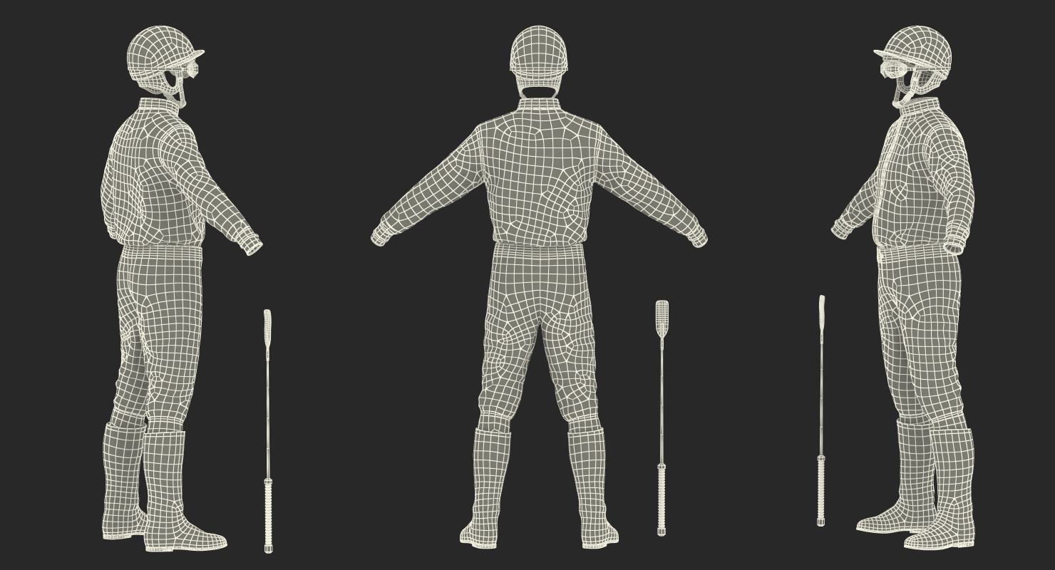 3D model Horse Jockey Costume