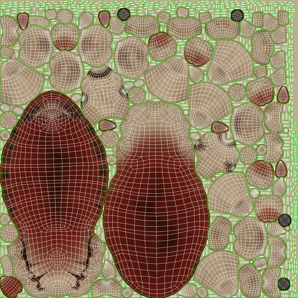 3D Head Louse Insect with Blood model