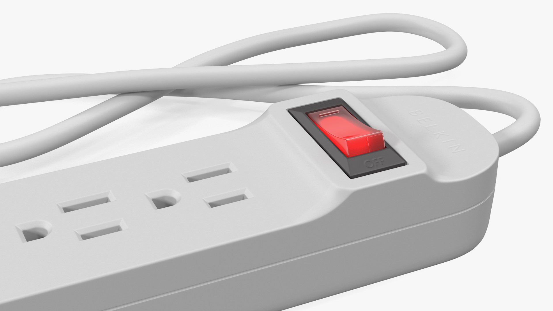 3D model Power Strip 6 Outlet