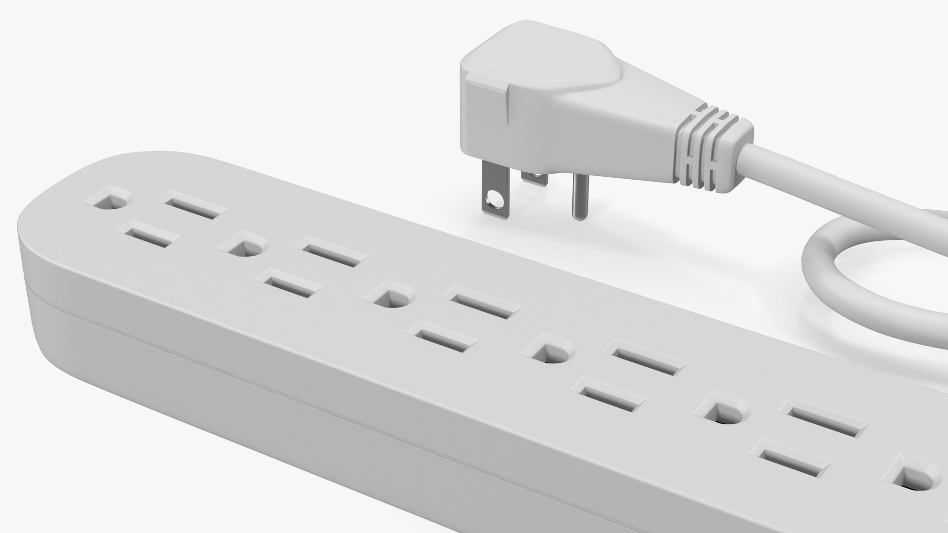 3D model Power Strip 6 Outlet