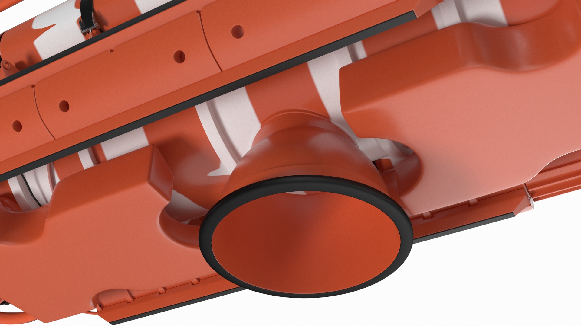 3D Rescue Submarine Orange model