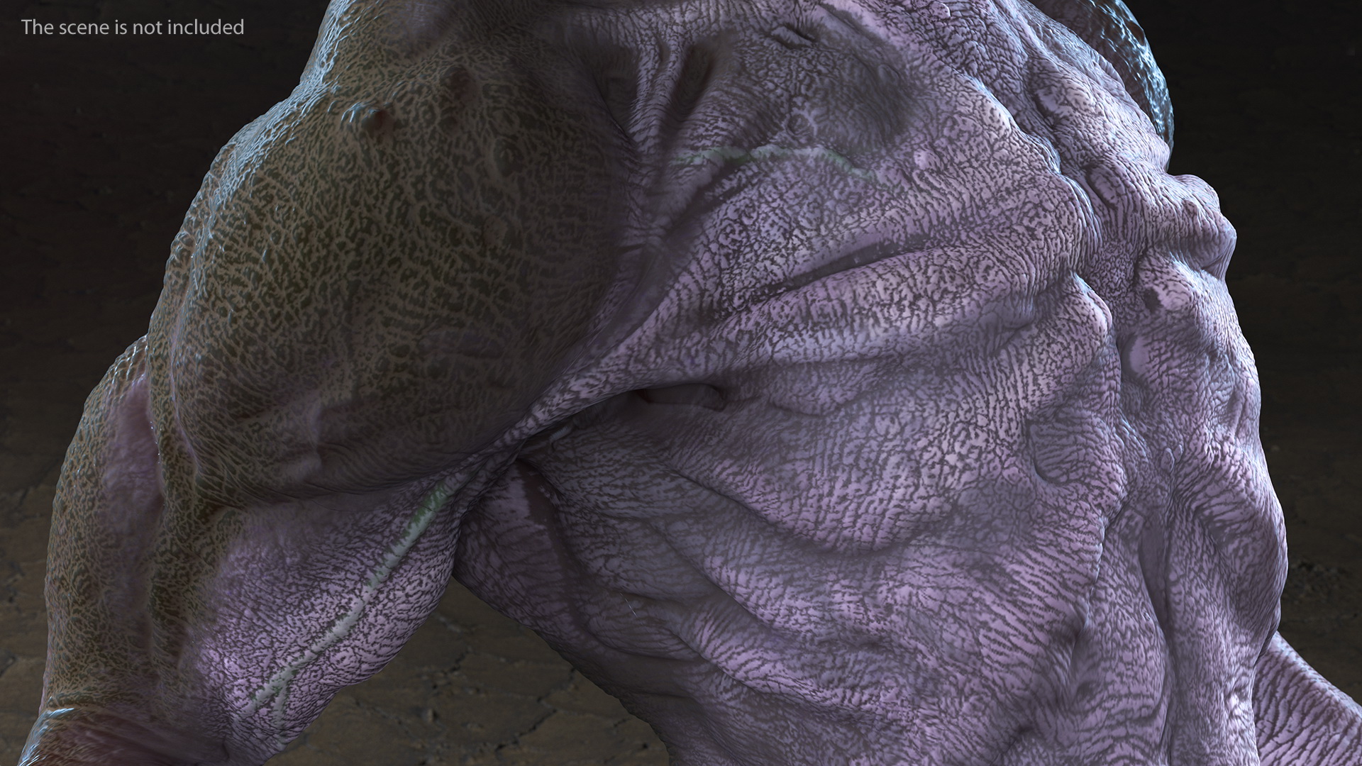 Monster Beast Standing Pose 3D