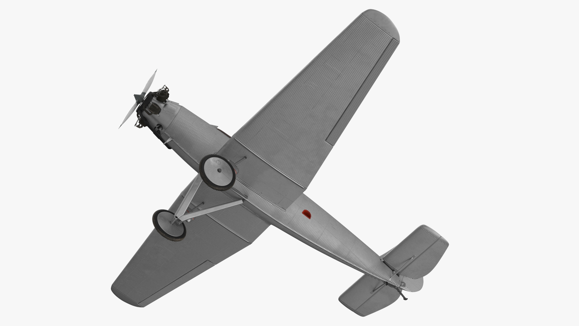 3D Vintage Propeller Aircraft