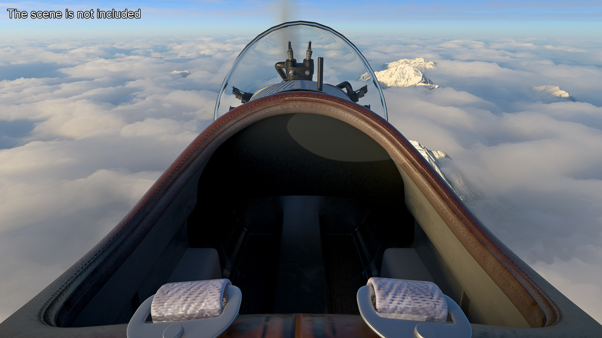 3D Vintage Propeller Aircraft