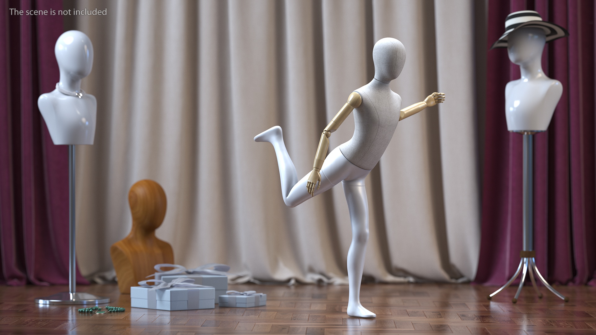 3D Flexible Child Mannequin Rigged