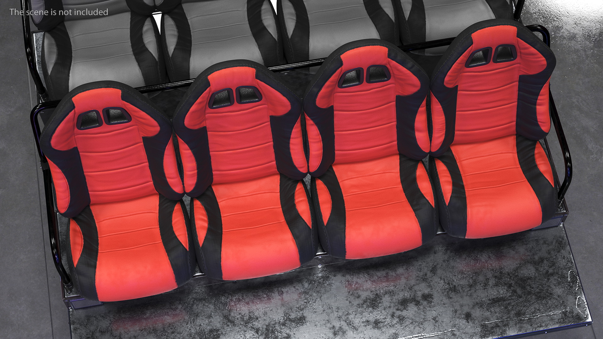 Row Seats 3D model