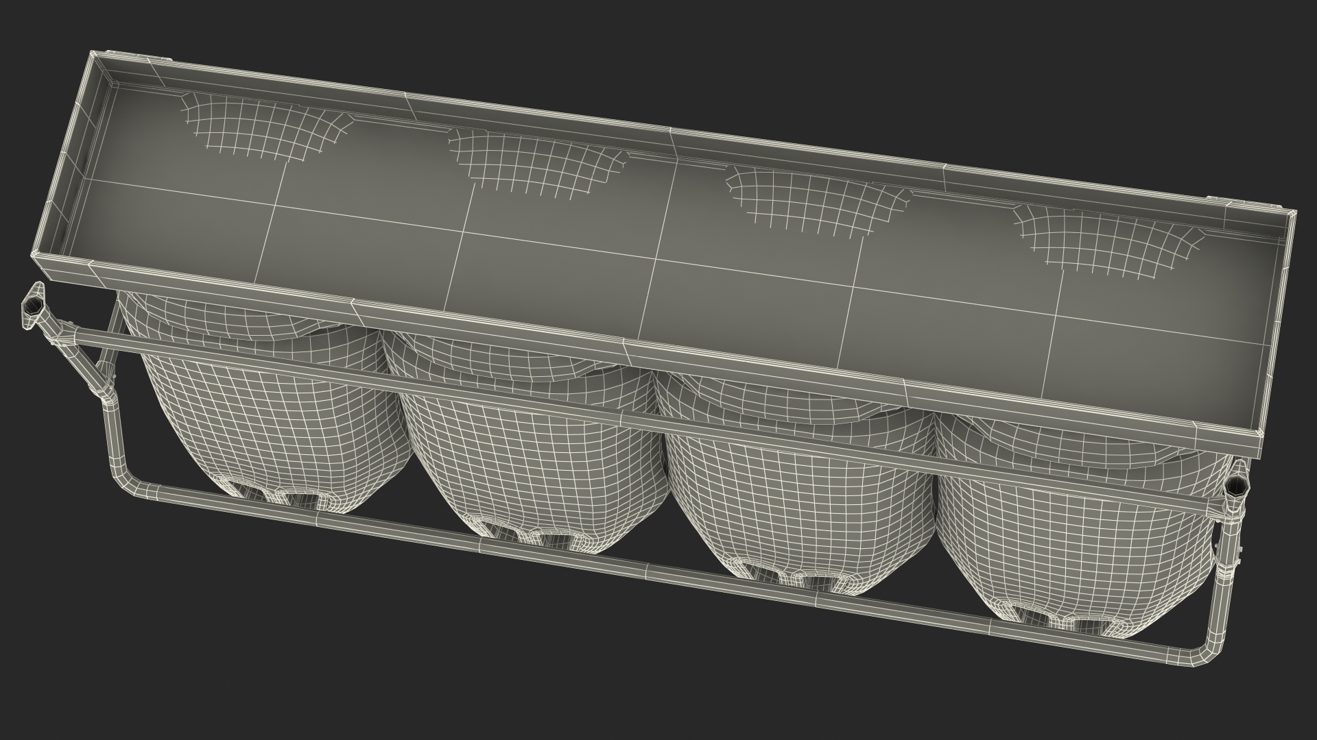 Row Seats 3D model
