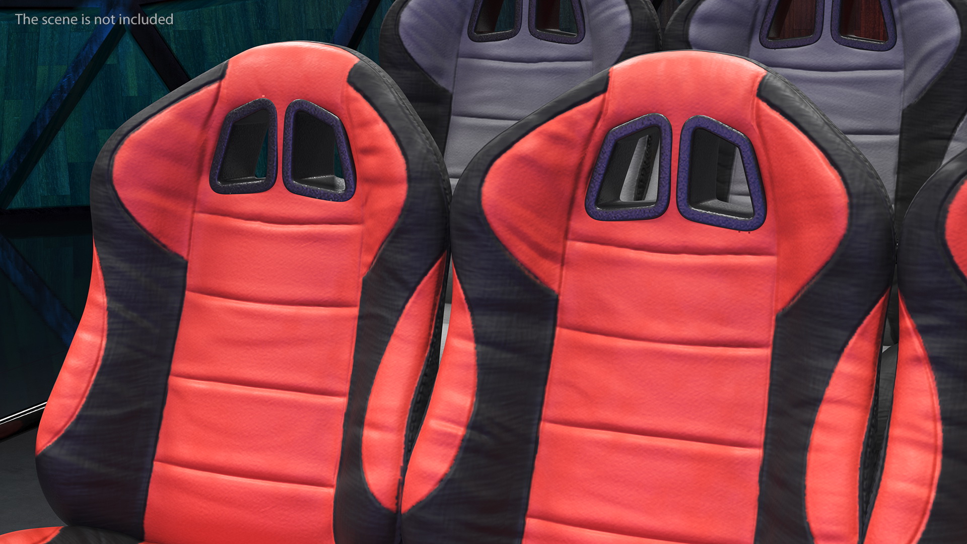 Row Seats 3D model