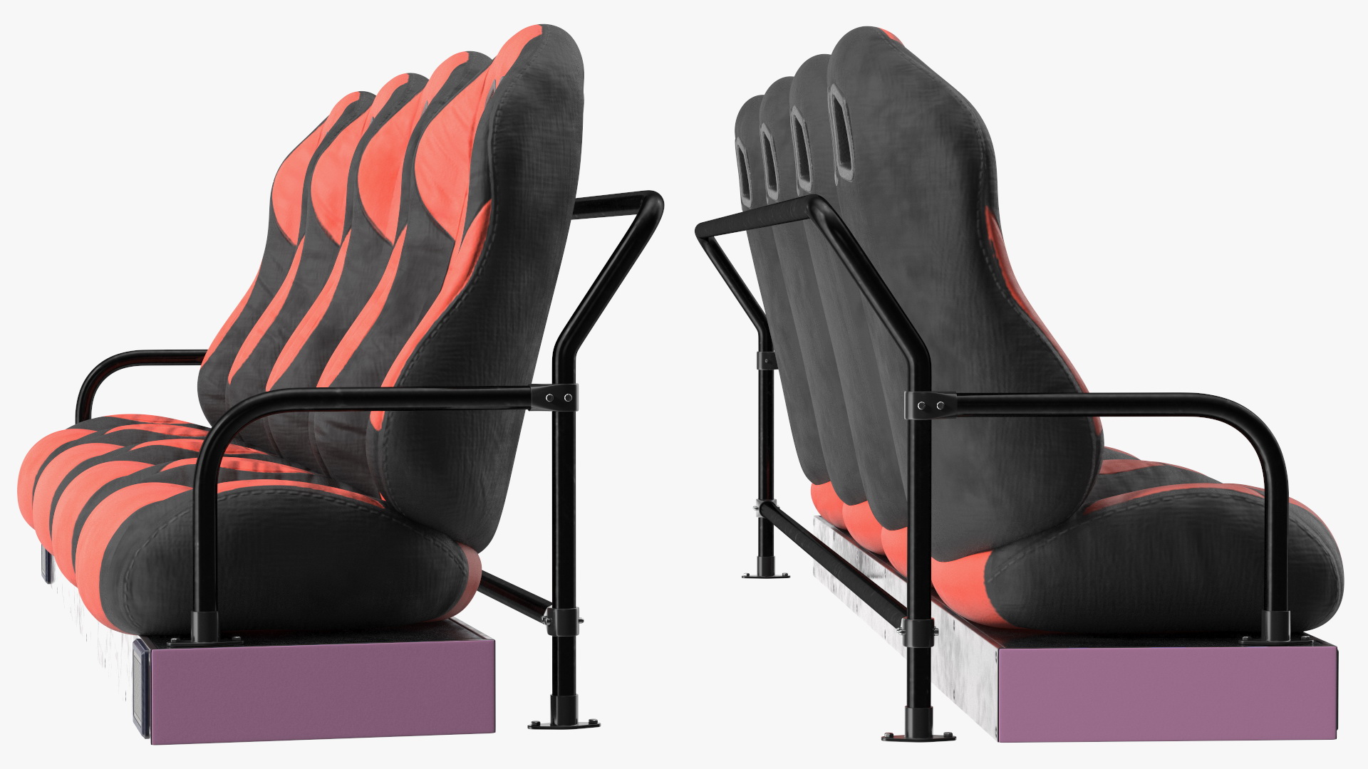 Row Seats 3D model