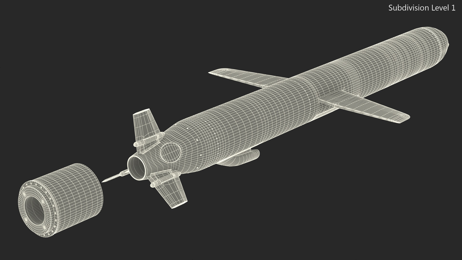 3D BGM-109 Tomahawk