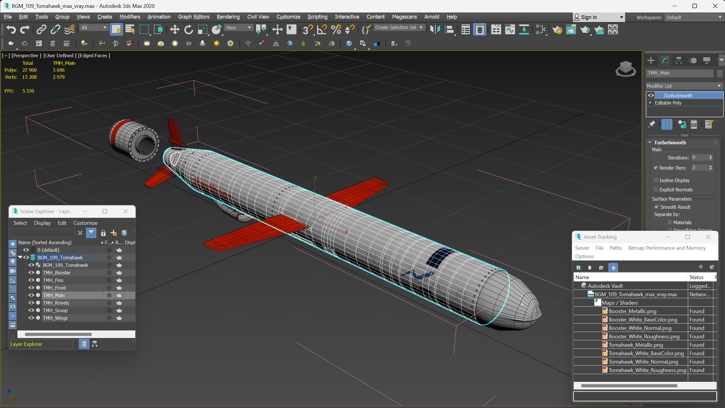 3D BGM-109 Tomahawk