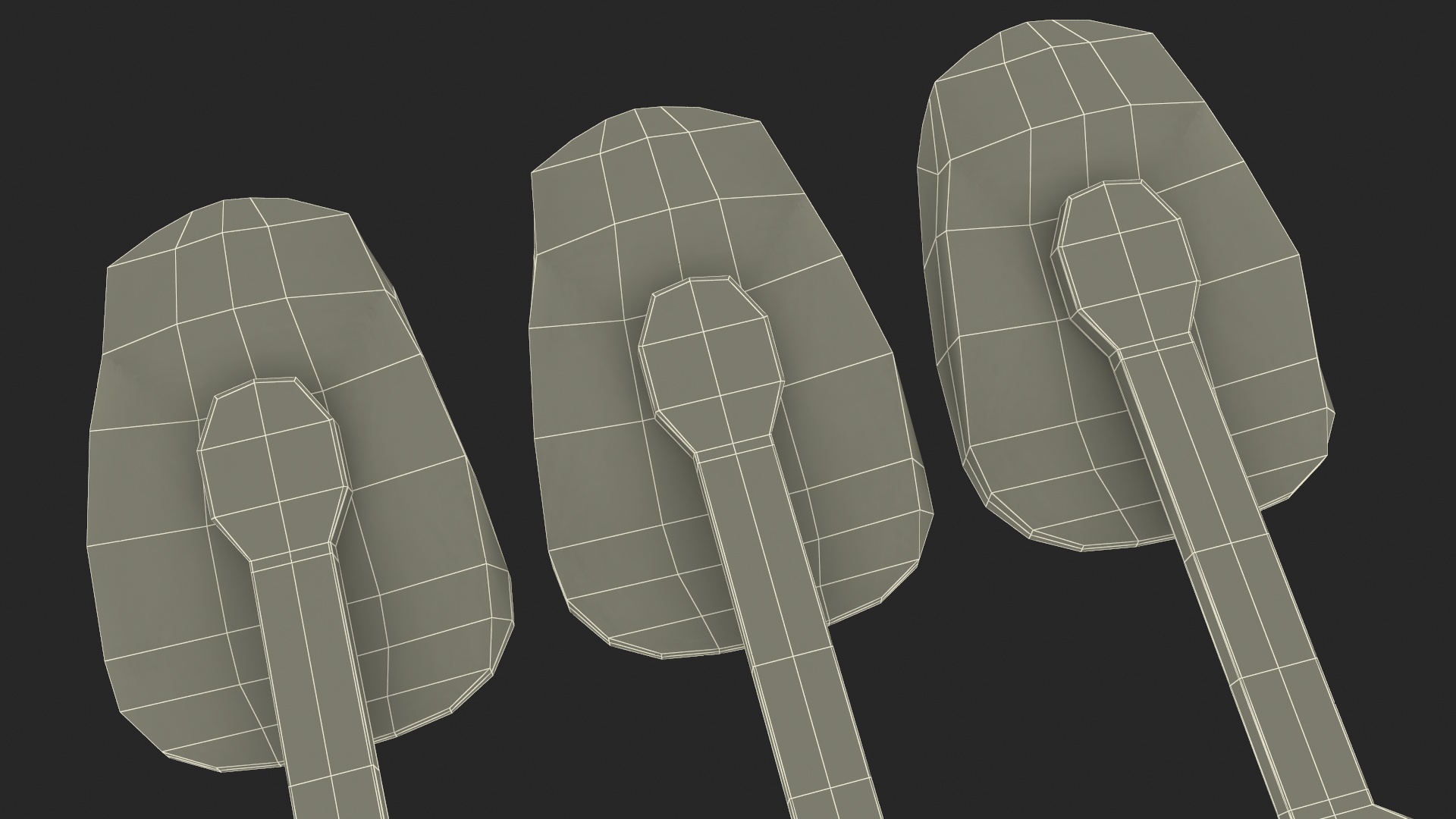 3D Teeth Shade Guide with Bleached Shades model