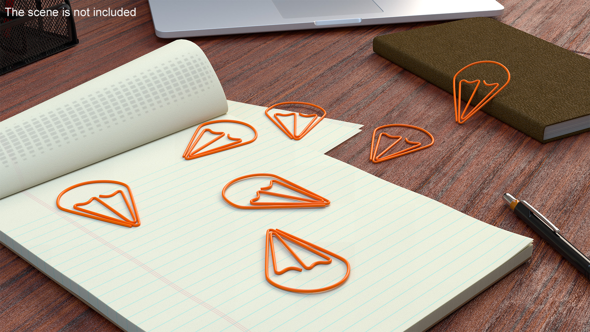 Parachute Shaped Paper Clip 3D