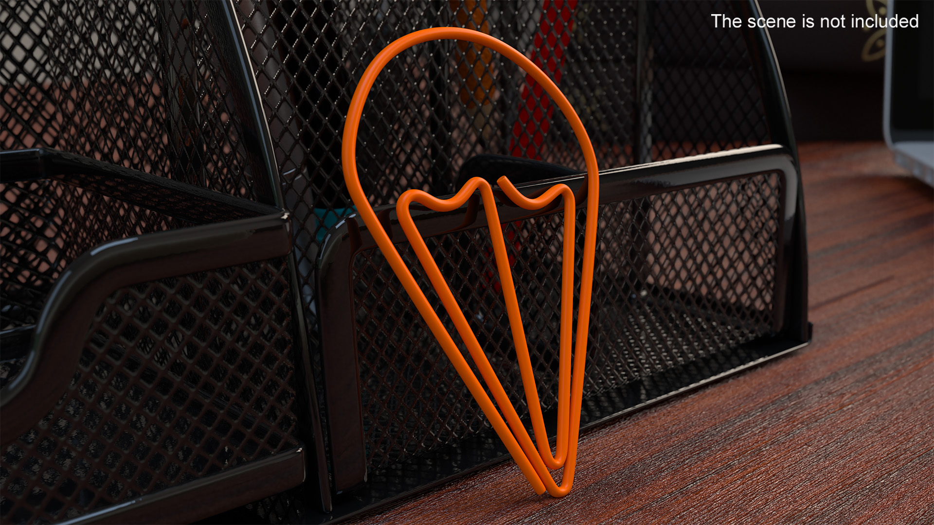 Parachute Shaped Paper Clip 3D