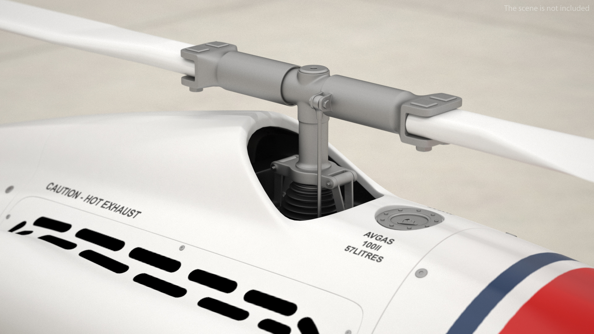 Schiebel Camcopter S100 UAV Coast Guard 3D model