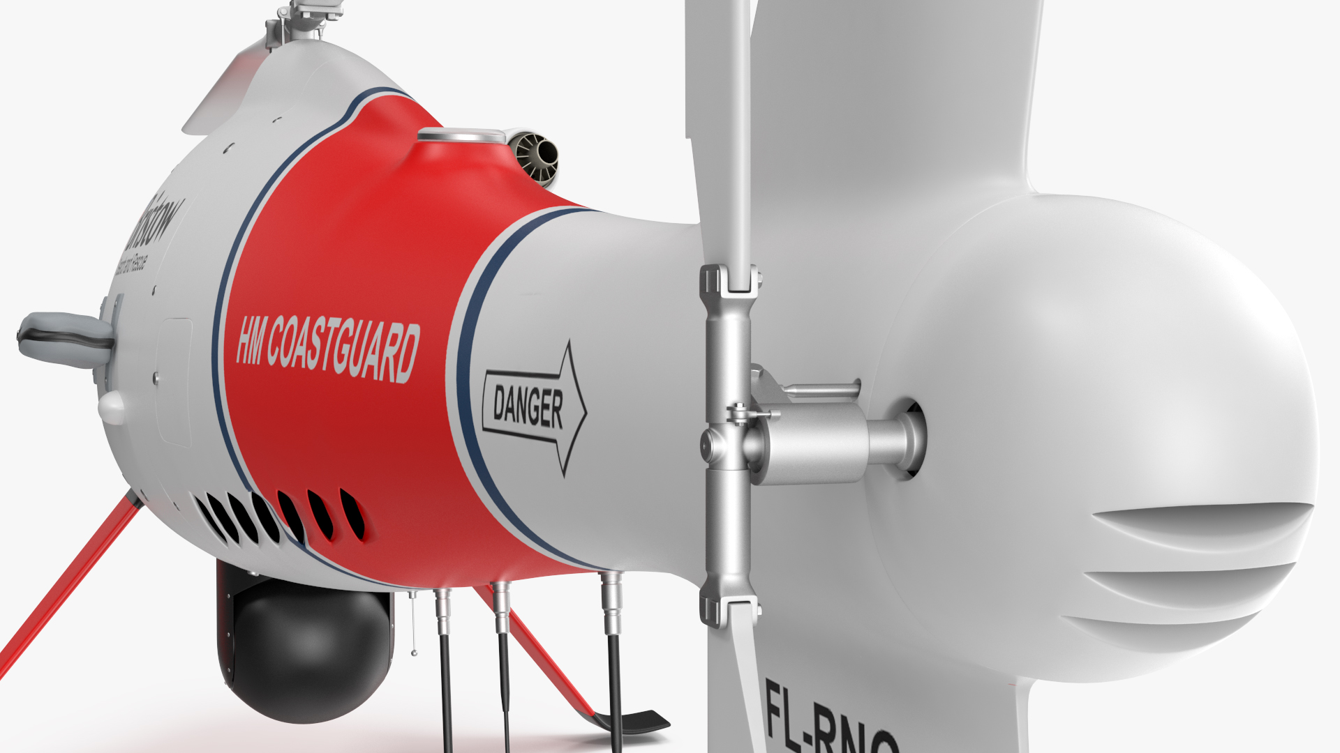 Schiebel Camcopter S100 UAV Coast Guard 3D model