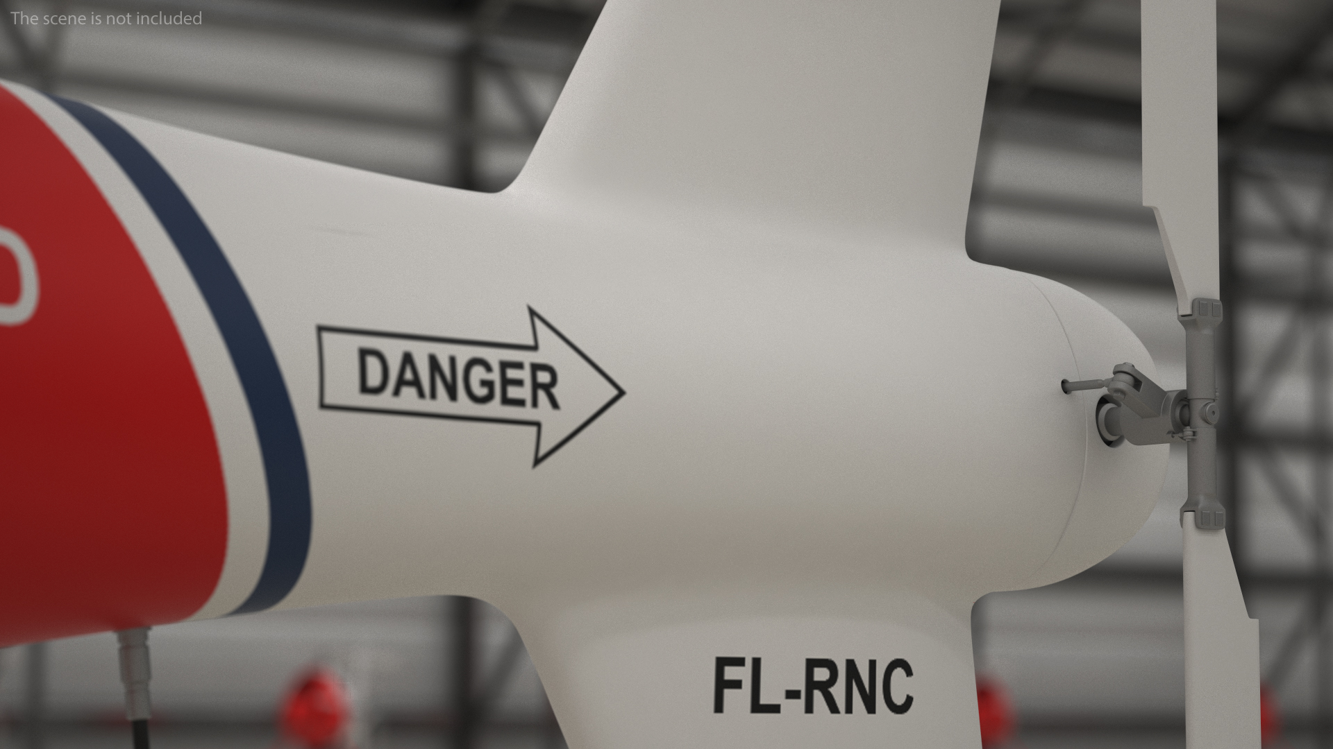 Schiebel Camcopter S100 UAV Coast Guard 3D model