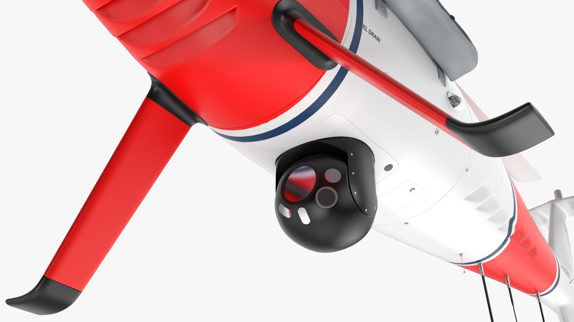 Schiebel Camcopter S100 UAV Coast Guard 3D model