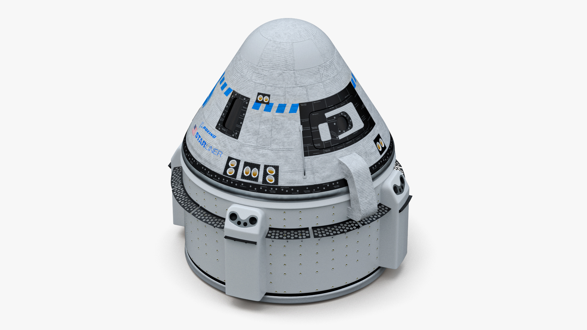3D model Boeing CST-100 Starliner Spacecraft