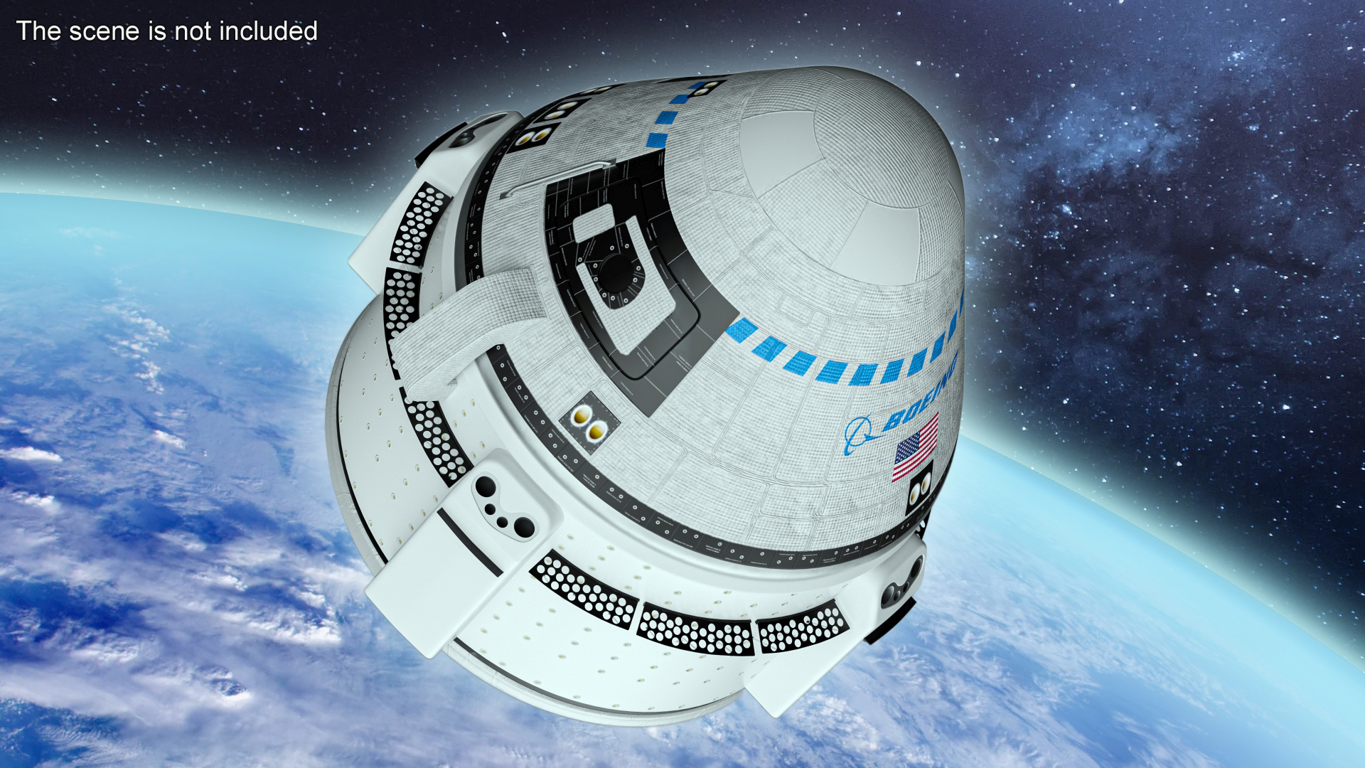 3D model Boeing CST-100 Starliner Spacecraft