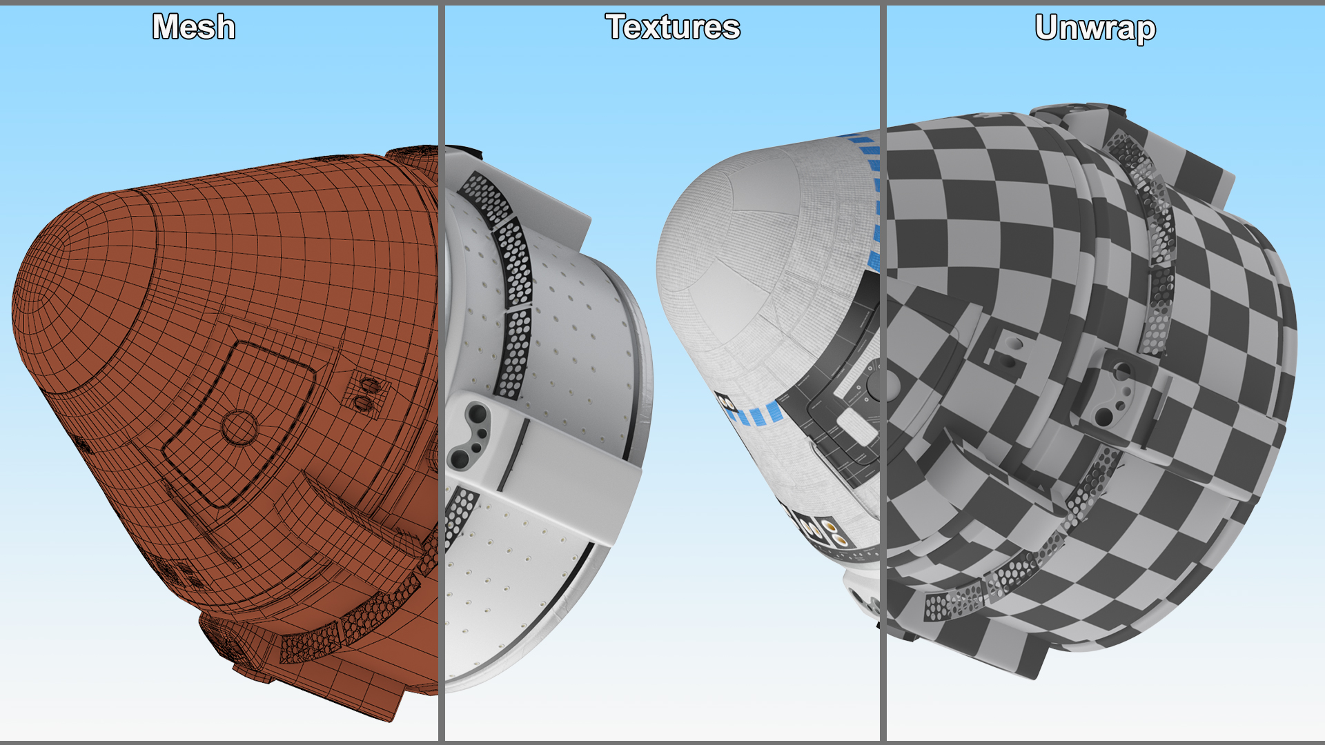 3D model Boeing CST-100 Starliner Spacecraft
