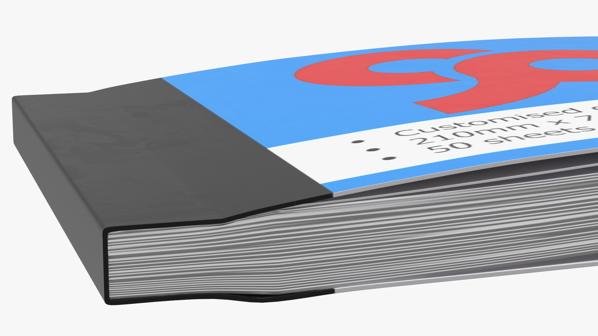 3D Cheque Book Closed model