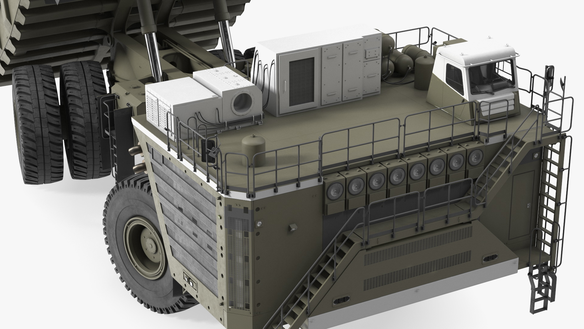 3D Haul Truck Raised Bed