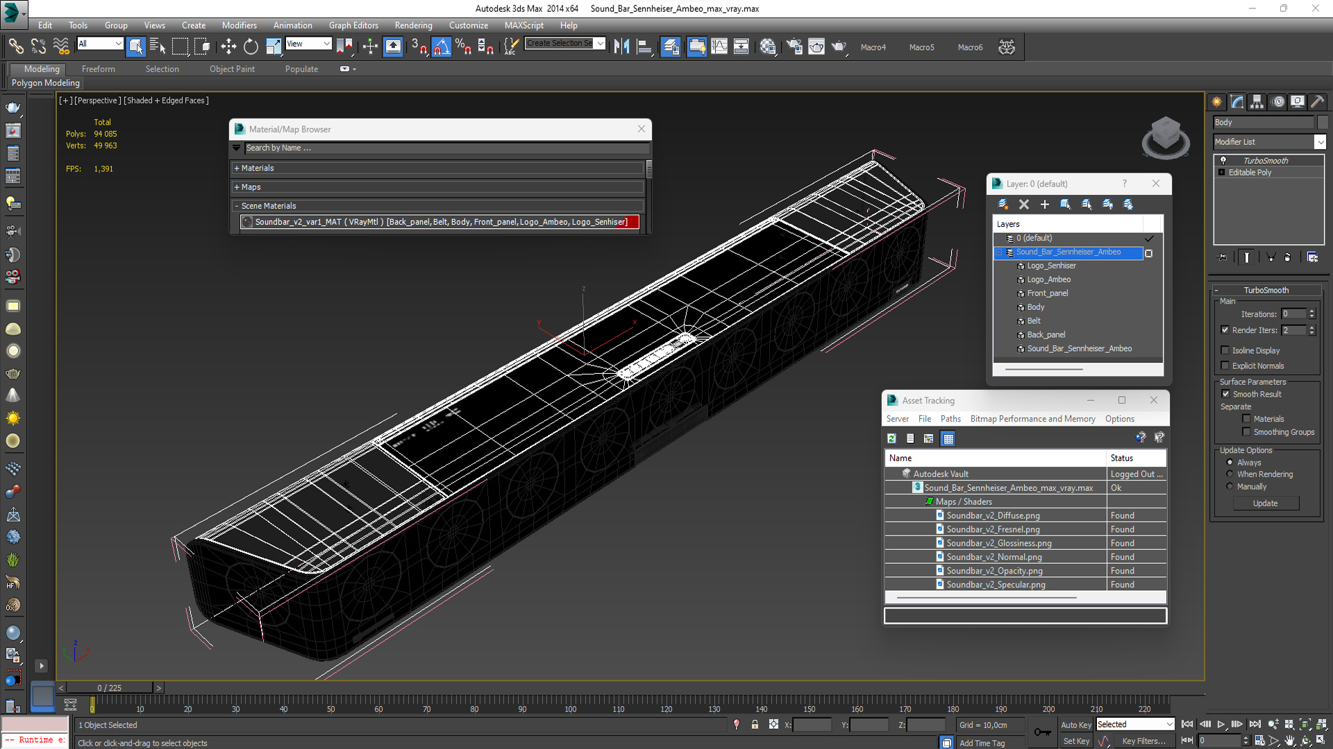 3D Sound Bar Sennheiser Ambeo