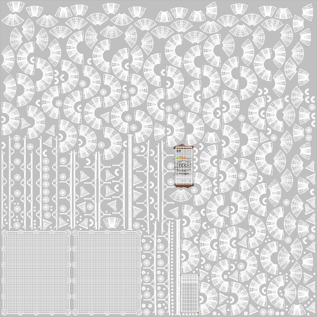 Empty Transparent Container for 30 Chicken Eggs 3D