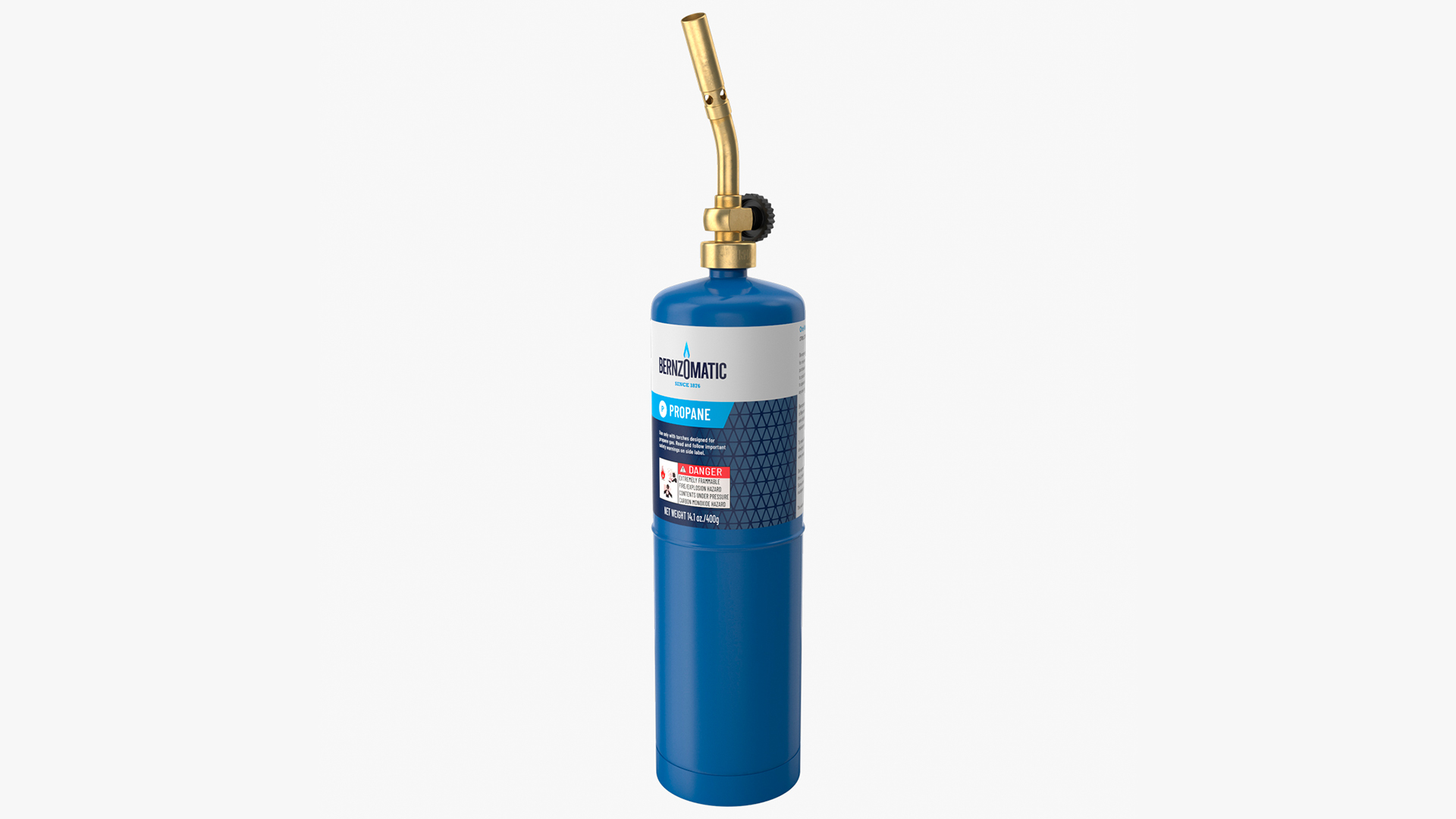 Bernzomatic Handheld Propane Torch with Cylinder Kit 3D