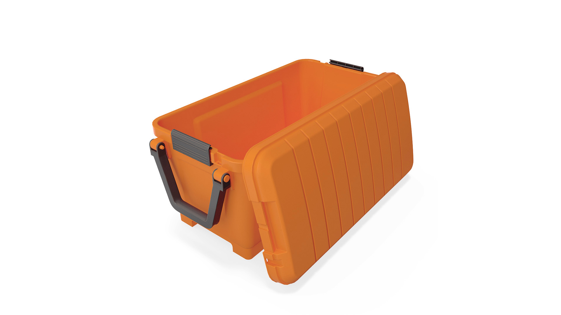 3D model Open Plastic Trunk Orange