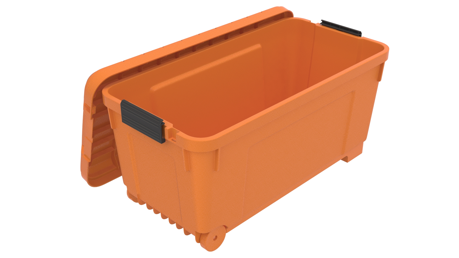 3D model Open Plastic Trunk Orange