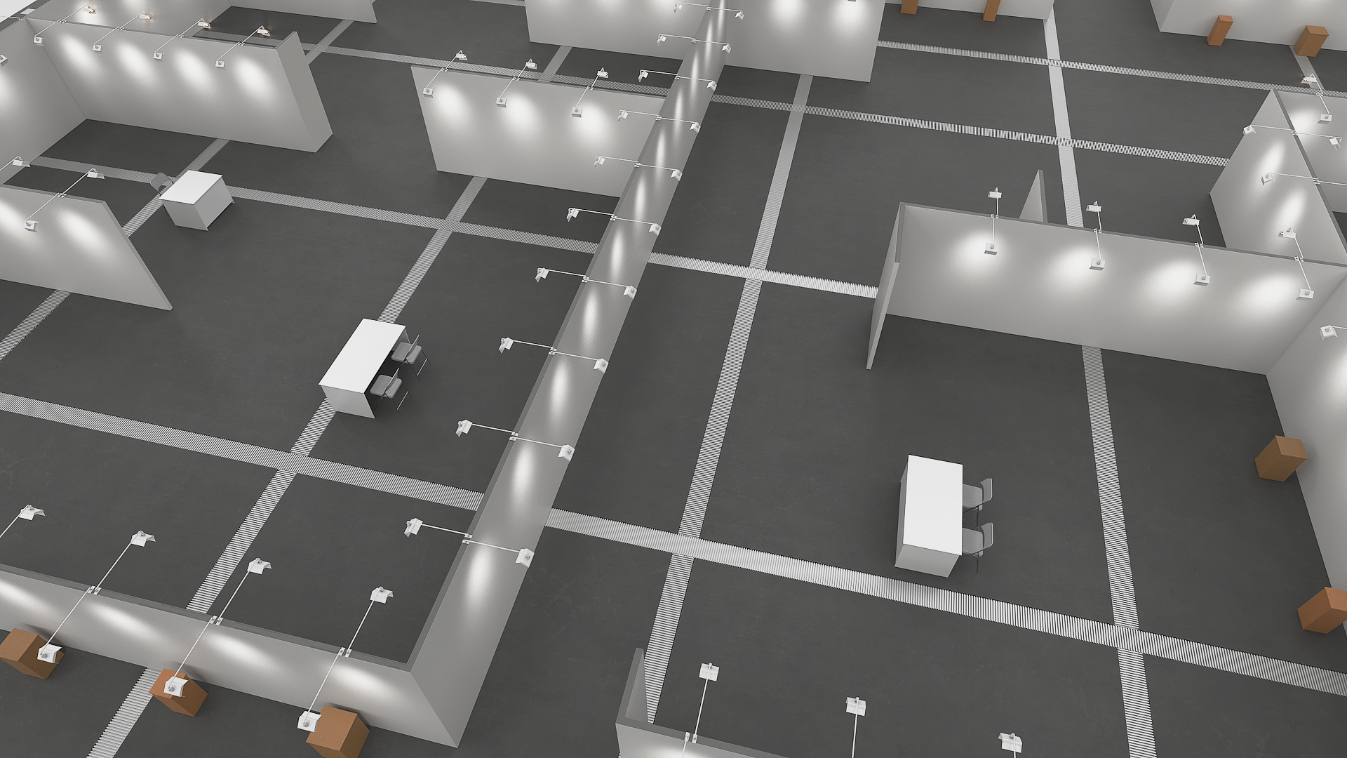 3D Exhibition Space Structure