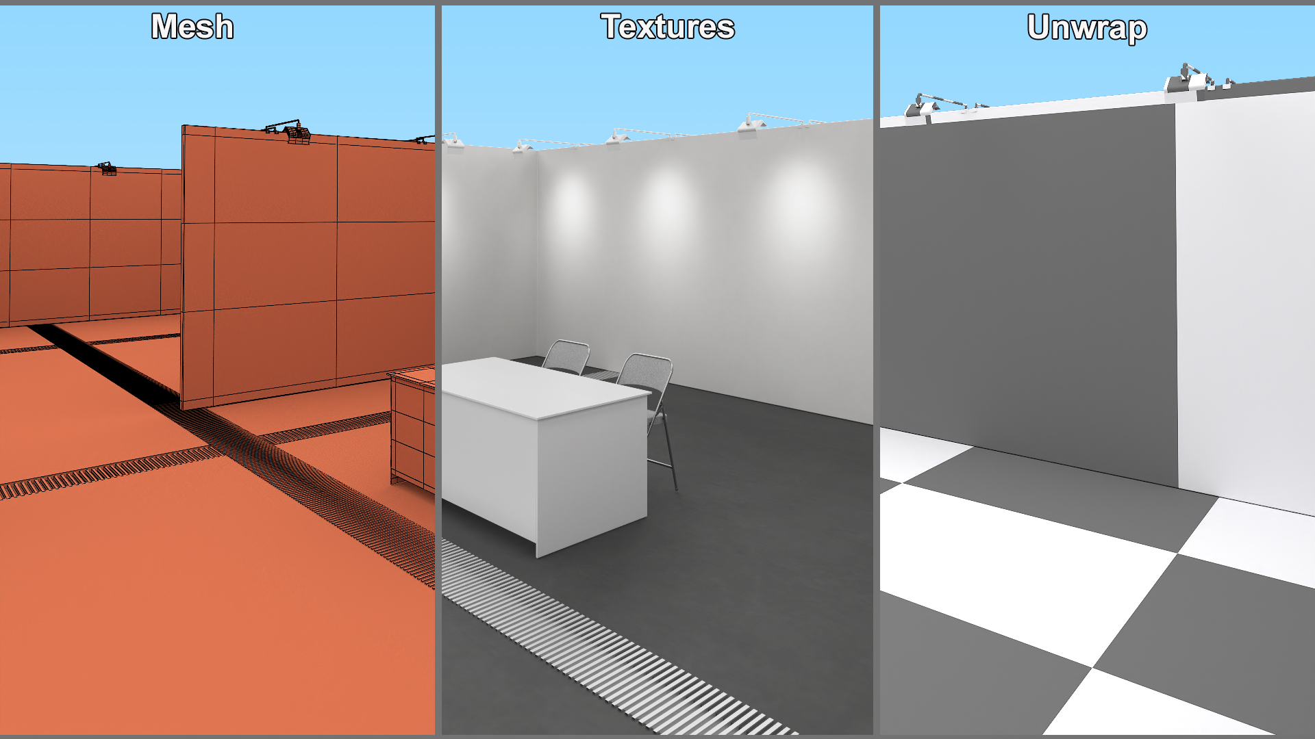 3D Exhibition Space Structure