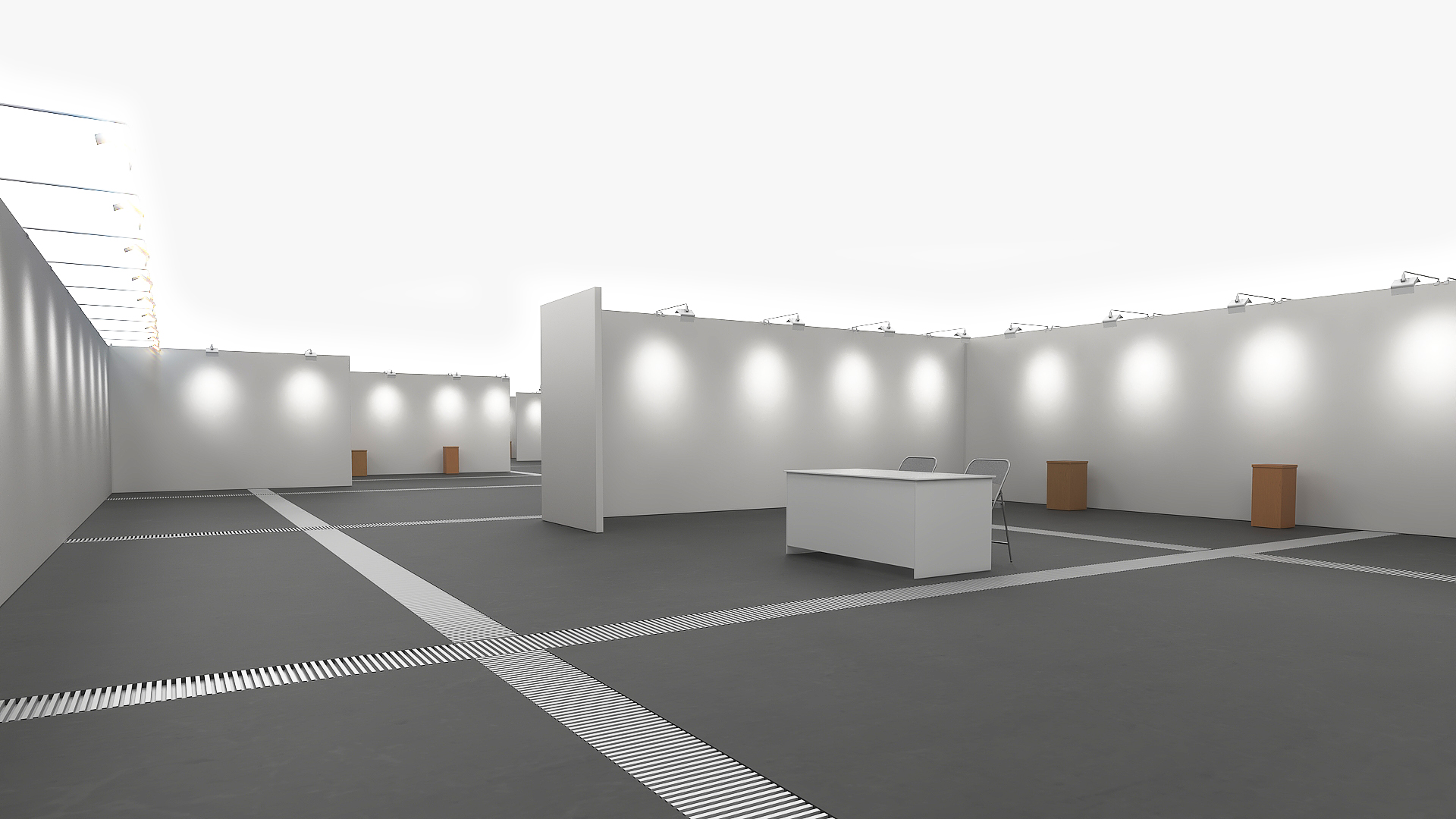 3D Exhibition Space Structure