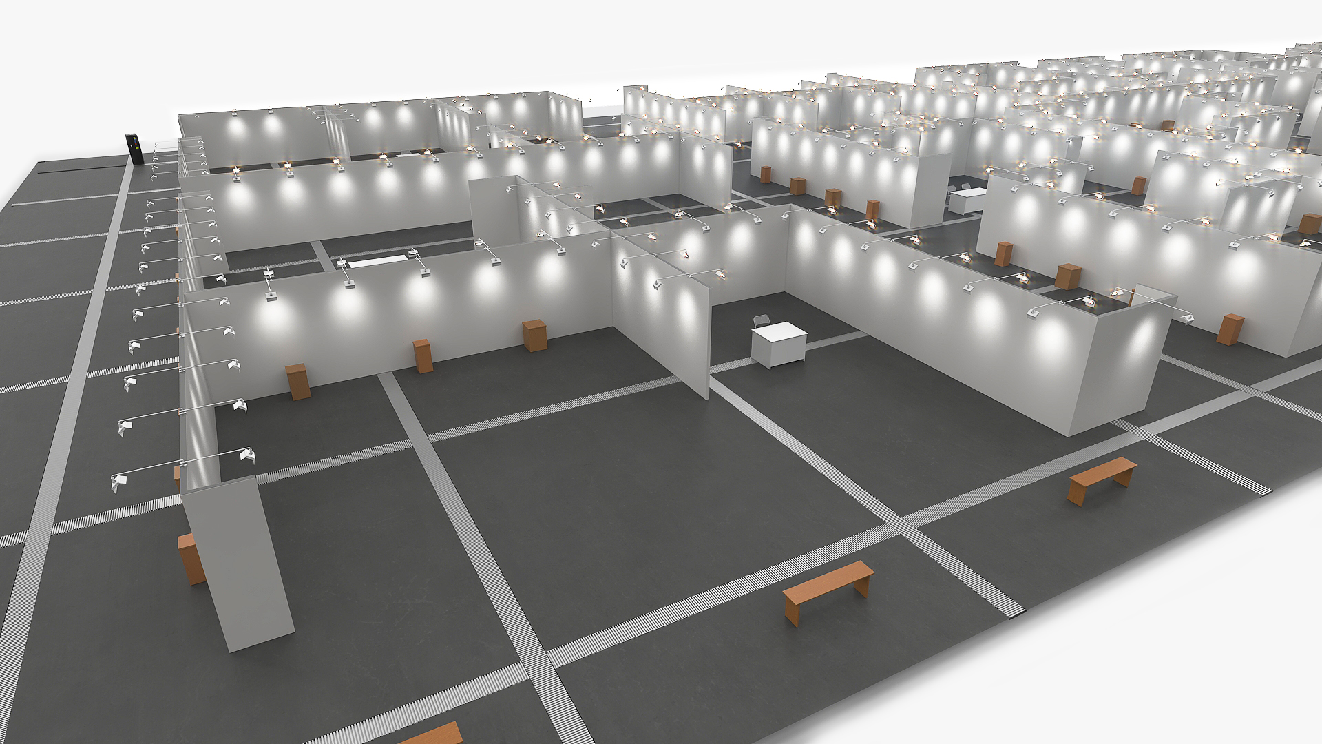 3D Exhibition Space Structure