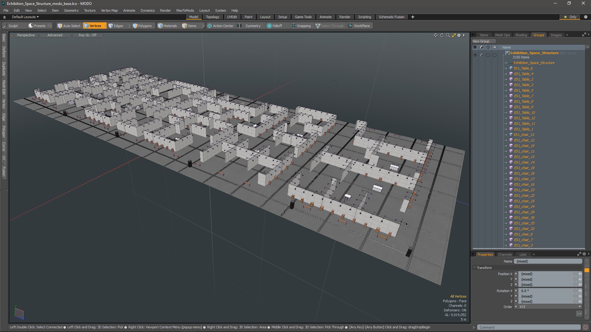 3D Exhibition Space Structure