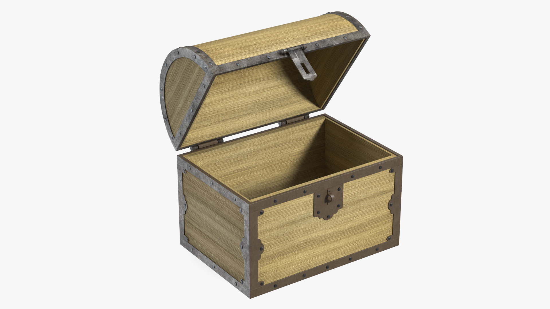 3D Old Wooden Chest