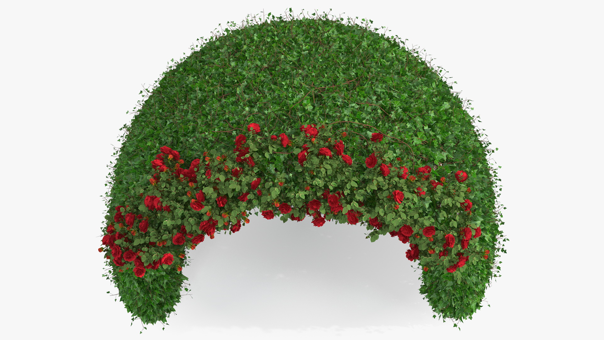 3D Rose Garden Gazebo model