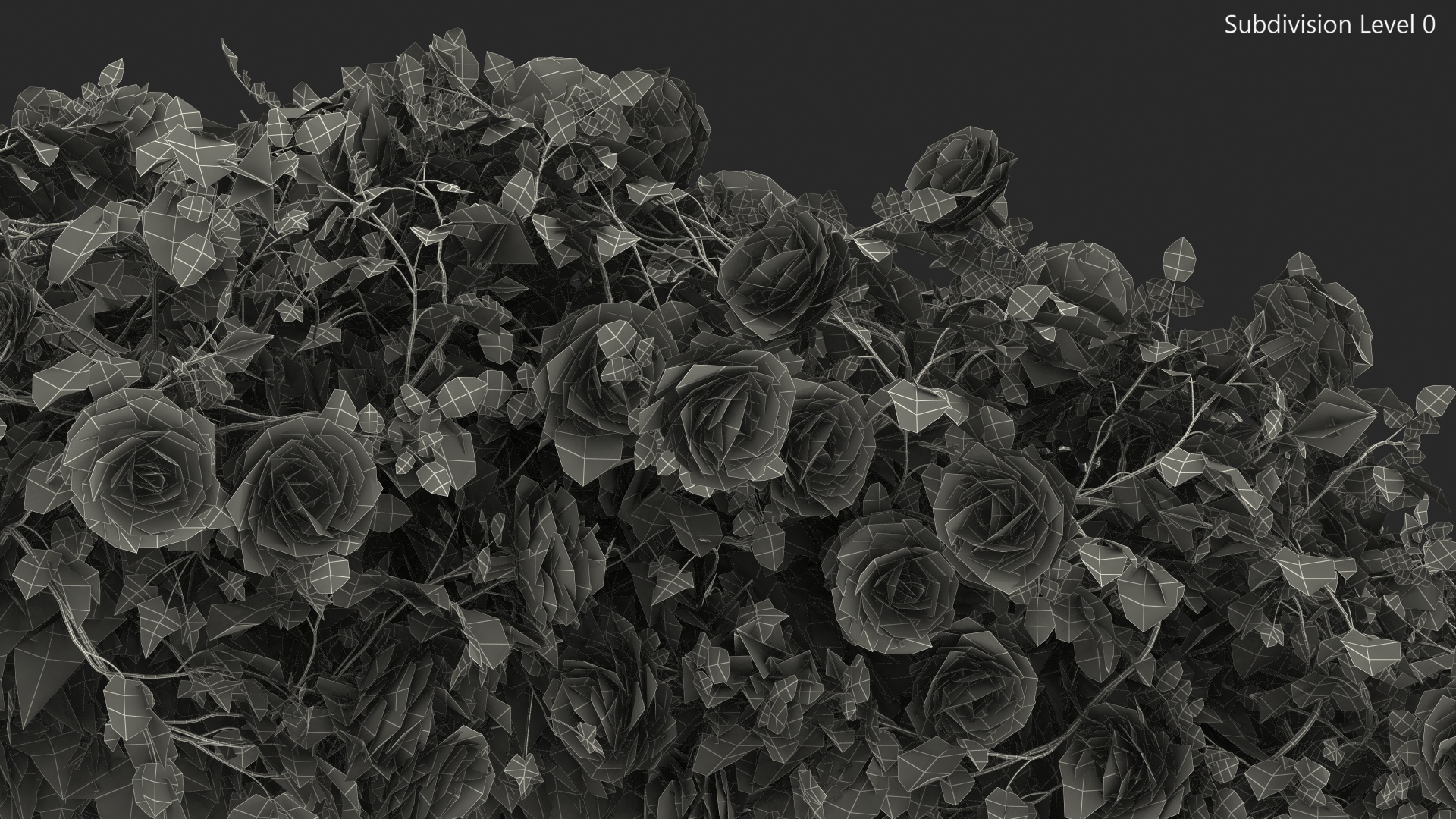 3D Rose Garden Gazebo model