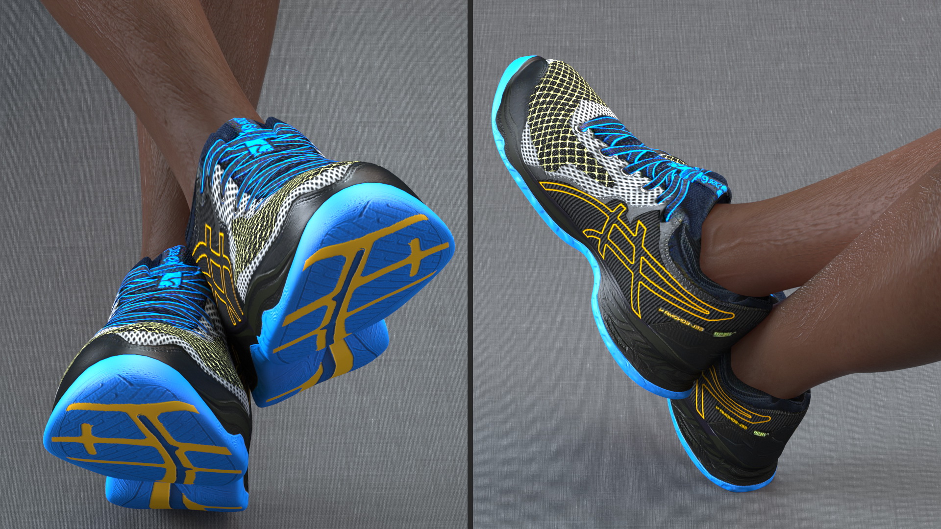3D model African American Fitness Instructor
