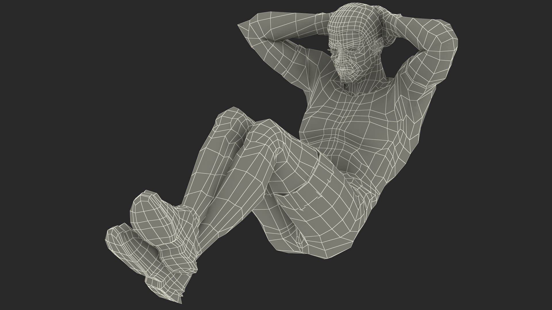 3D model African American Fitness Instructor