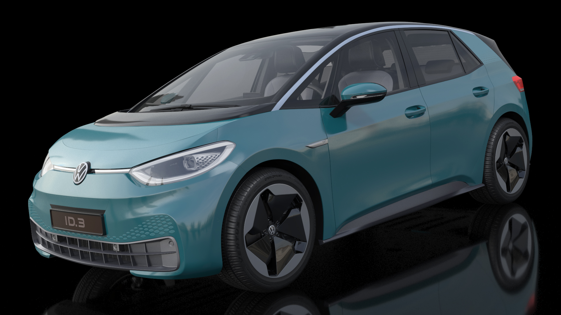 3D Volkswagen ID3 Makena Turquoise